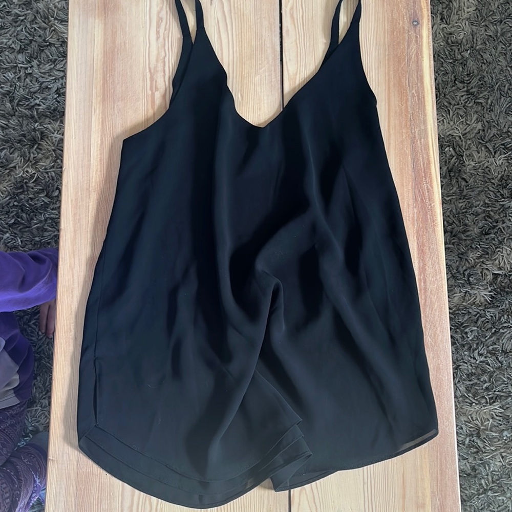 Black tank top